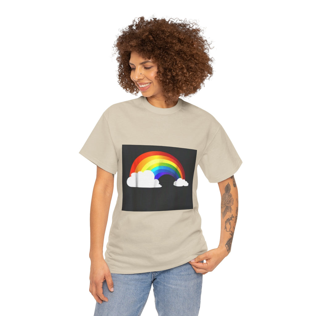 Rainbow Clouds T-Shirt — Bright Pride Graphic Tee