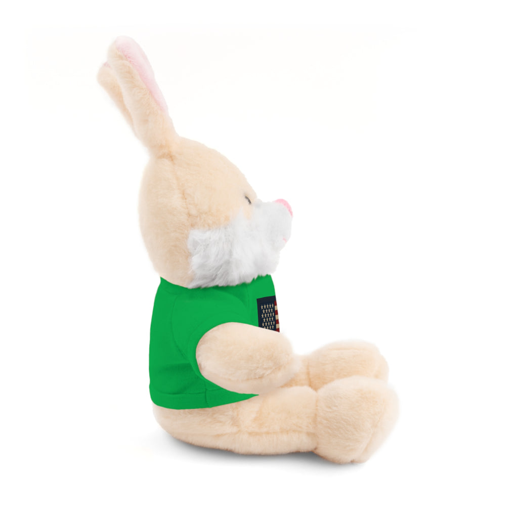 American Flag Teddy Bear with Tee — Patriotic Plush Gift