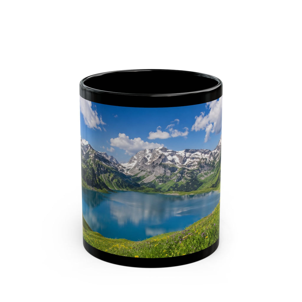 Mountain Lake Scenic Mug — Alpine Landscape Coffee Cup (11oz/15oz)
