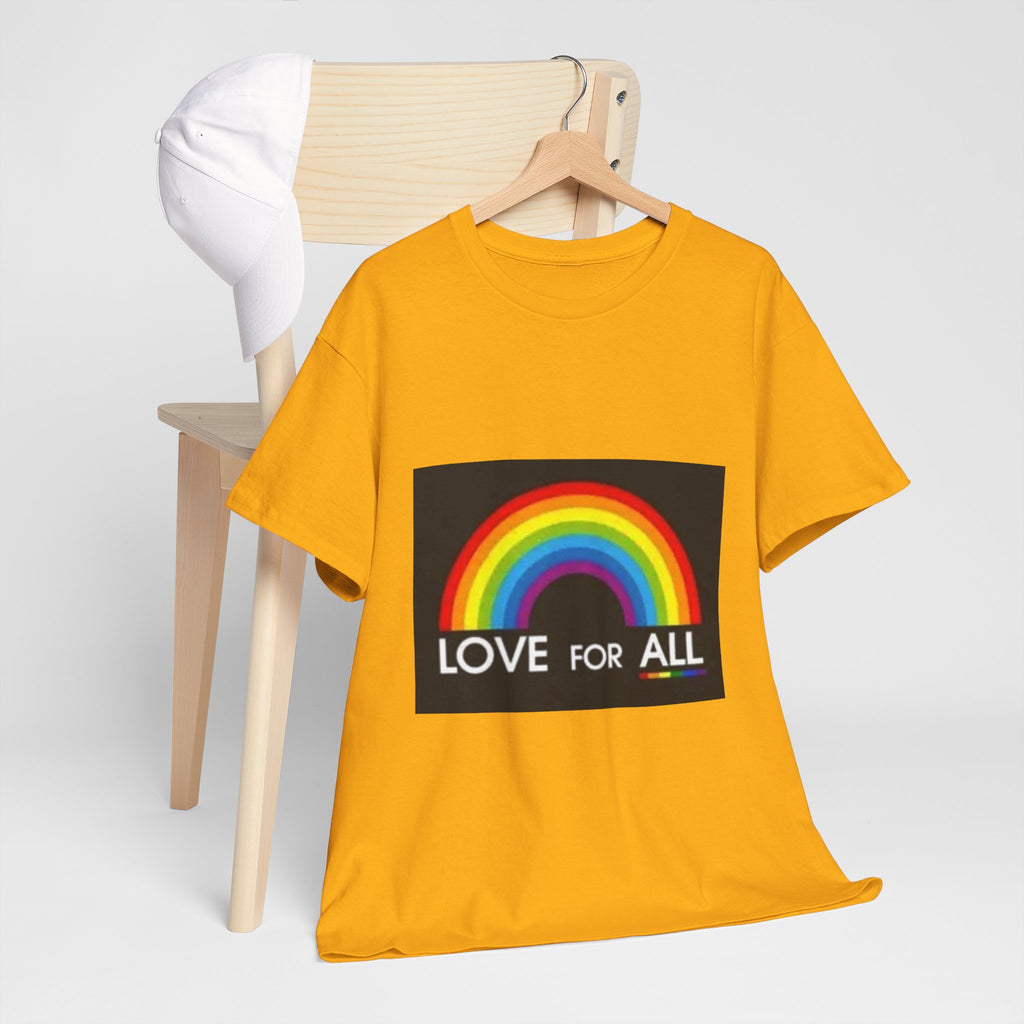 T-Shirt — 'Love For All' Rainbow Pride Tee