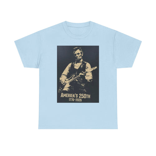 America's 250th Guitar Tee — 1776–2026 Patriotic Rock T‑Shirt