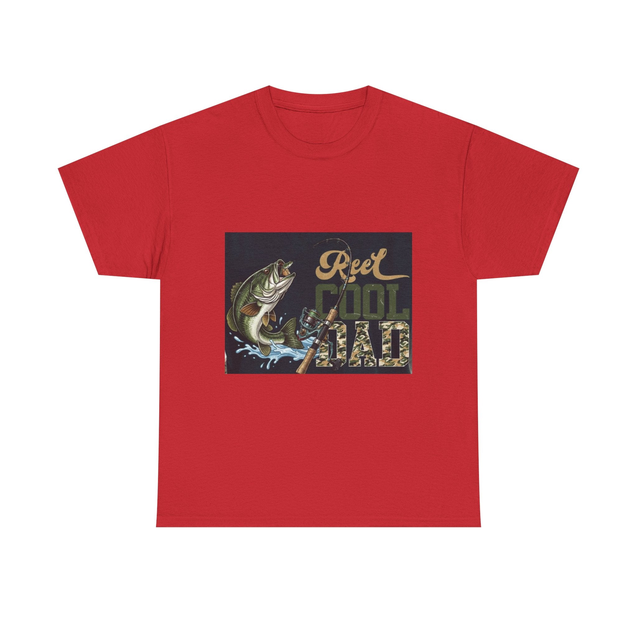 Fishing T-Shirt — "Reel Cool Dad" Graphic Tee