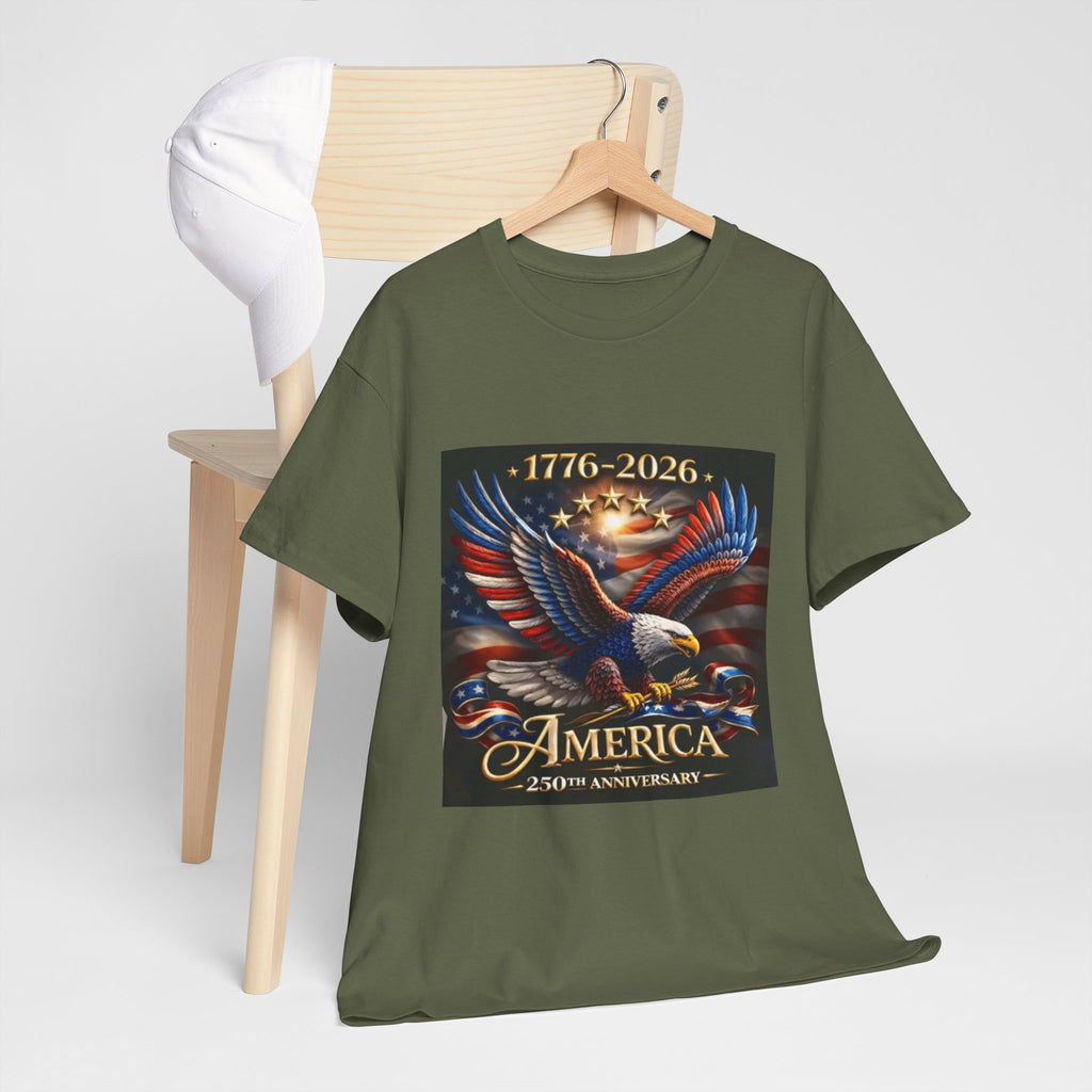 America 250th Anniversary T-Shirt — 1776–2026 Patriotic Eagle Tee