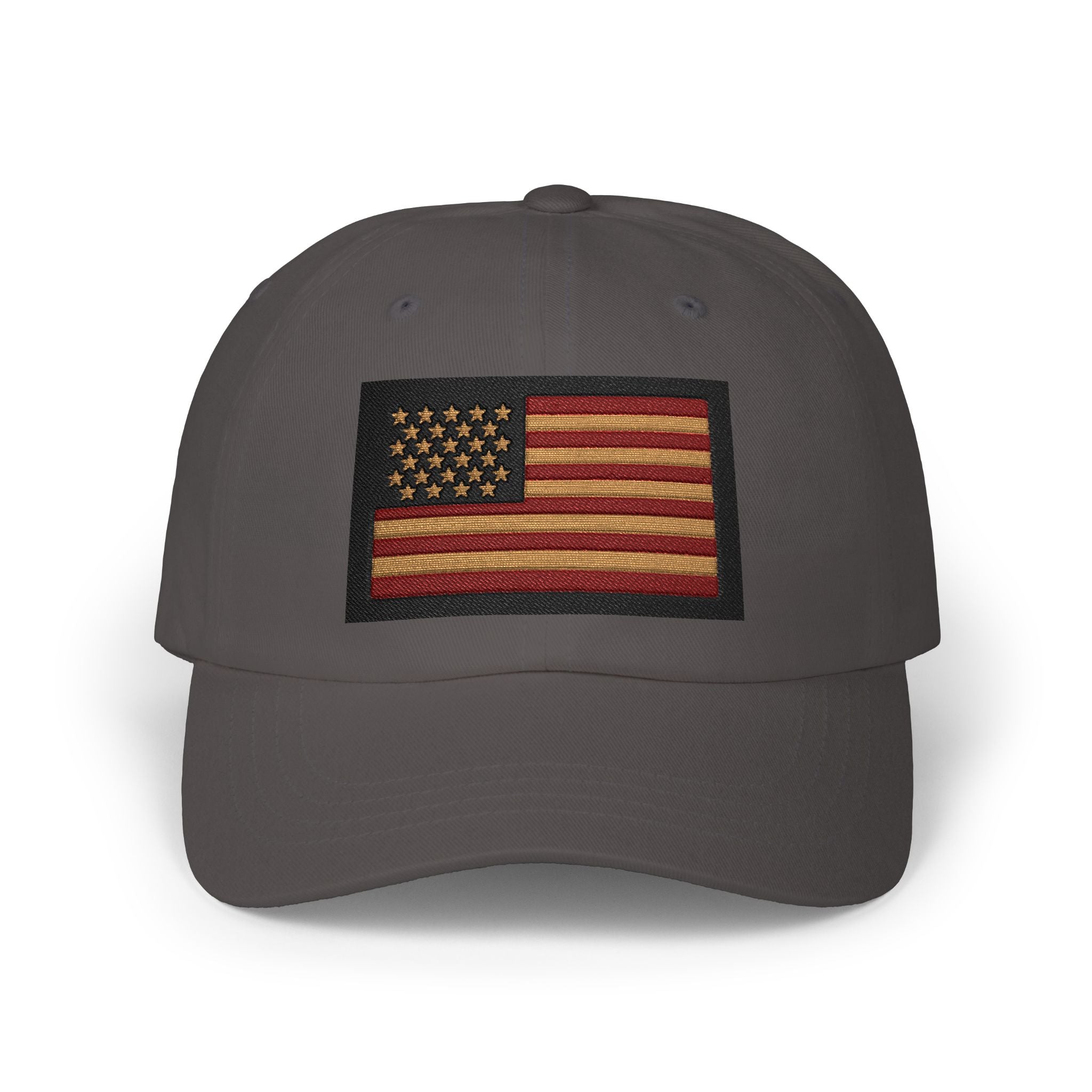 Vintage American Flag Dad Cap — Embroidered USA Baseball Hat