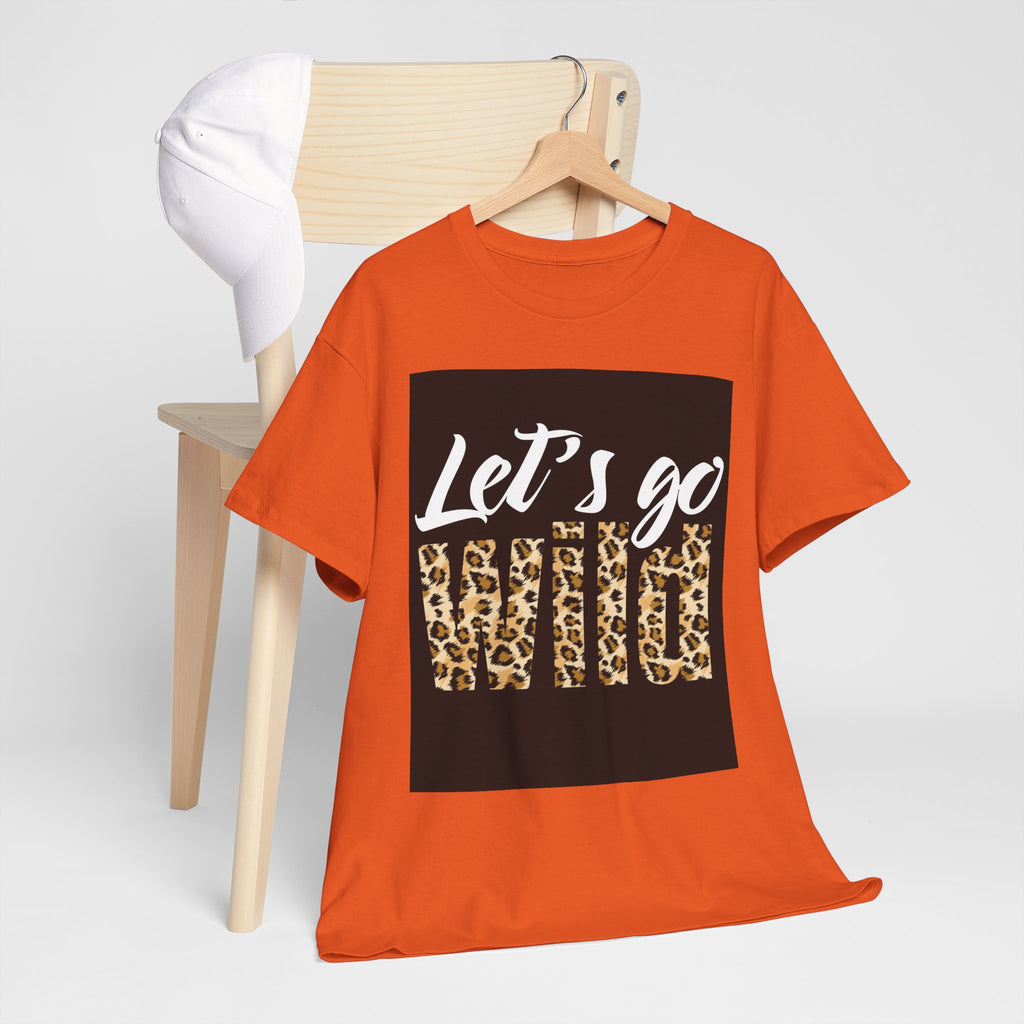 Let's Go Wild Leopard Graphic Tee