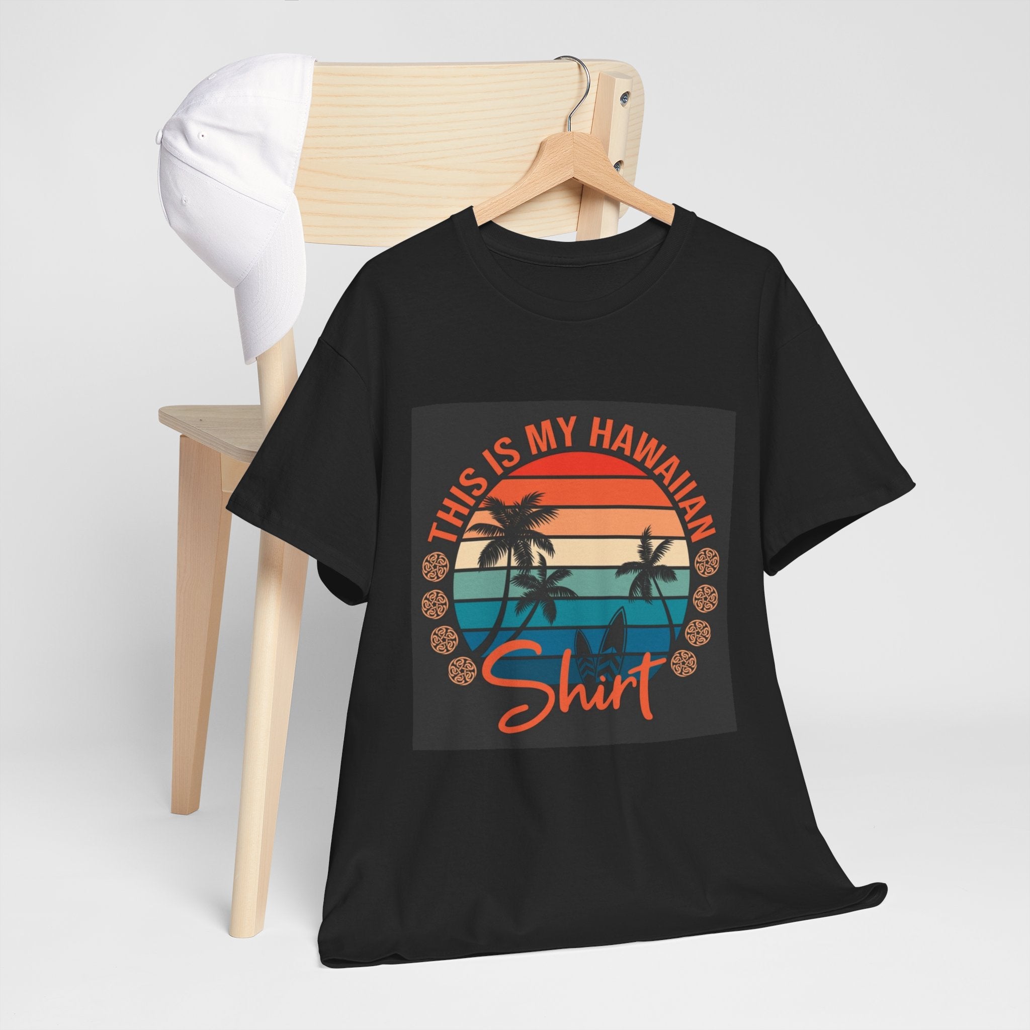 This Is My Hawaiian Shirt Tee — Vintage Sunset Palm Beach T-Shirt