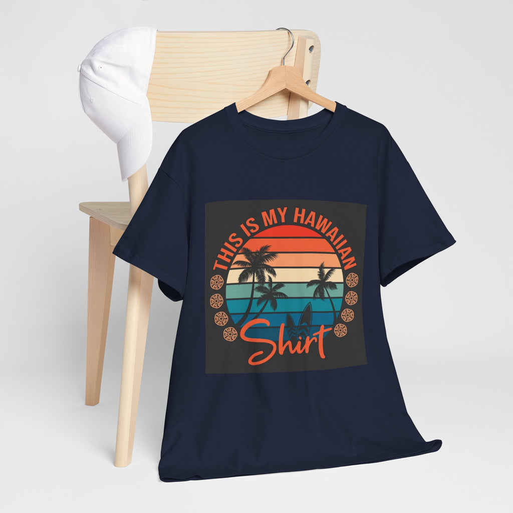 This Is My Hawaiian Shirt Tee — Vintage Sunset Palm Beach T-Shirt