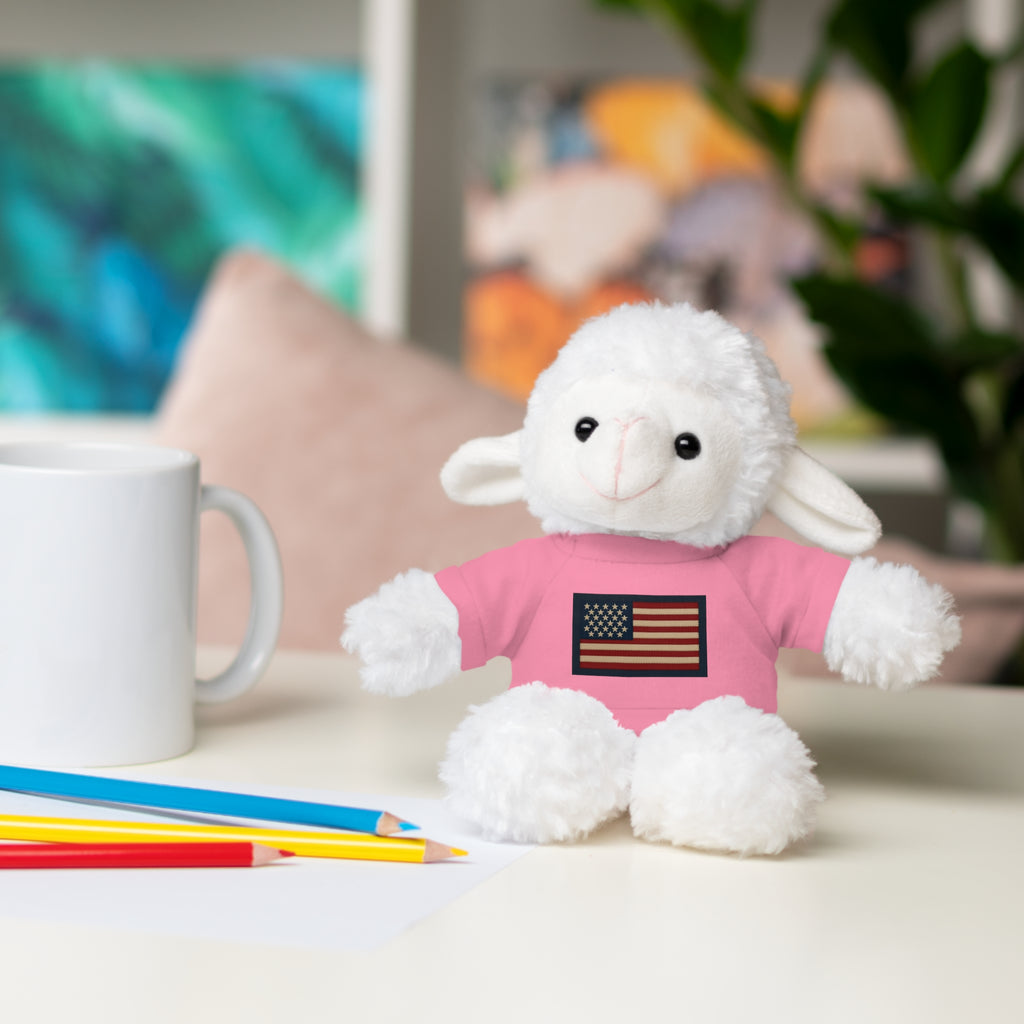 American Flag Teddy Bear with Tee — Patriotic Plush Gift