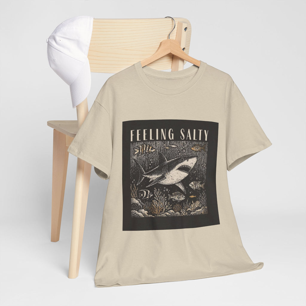 Feeling Salty Shark T-Shirt – Vintage Ocean Graphic Tee