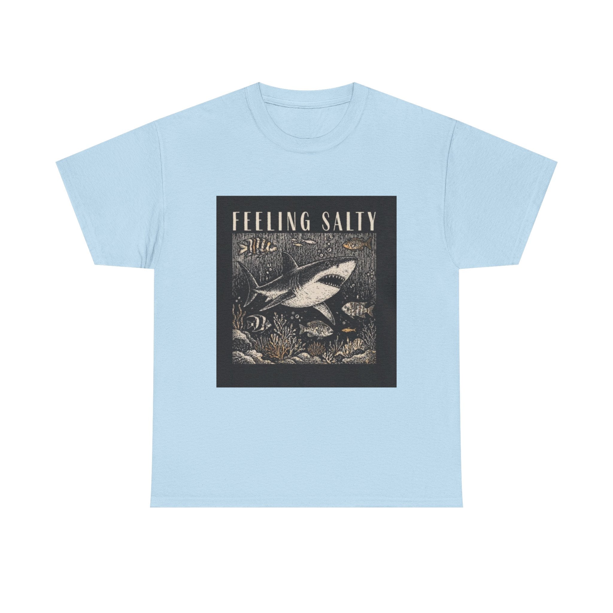 Feeling Salty Shark T-Shirt – Vintage Ocean Graphic Tee