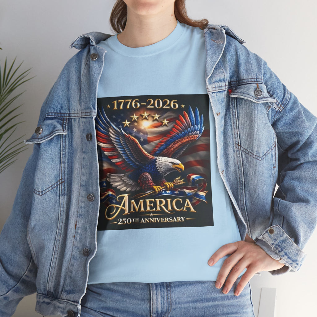 America 250th Anniversary T-Shirt — 1776–2026 Patriotic Eagle Tee