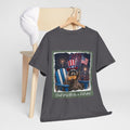 Patriotic Uncle Sam Bear T-Shirt — 'God Spares Us to Be a Hot Dog' 4th of July Tee
