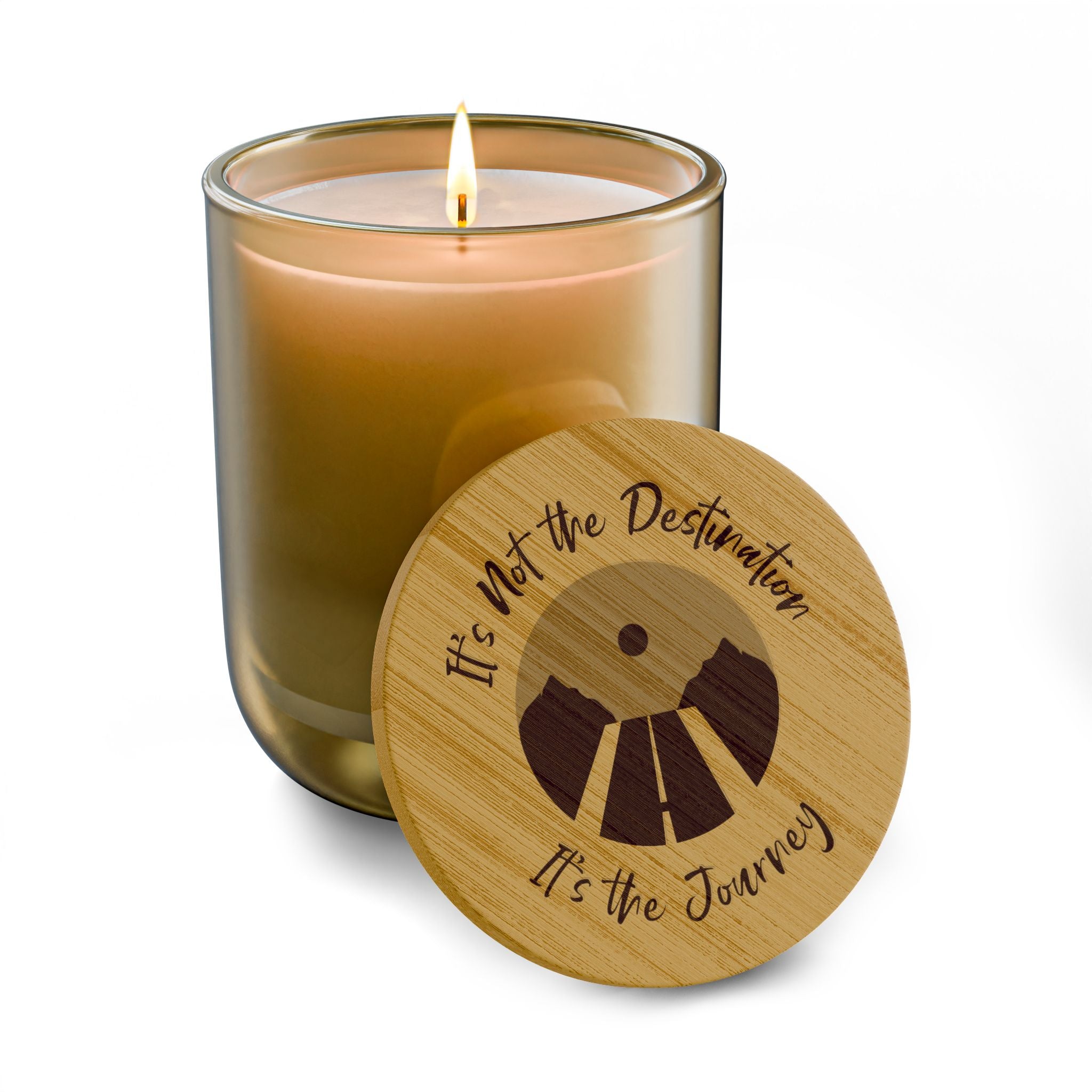 Engraved 14oz Soy Candle – “It’s Not the Destination, It’s the Journey”
