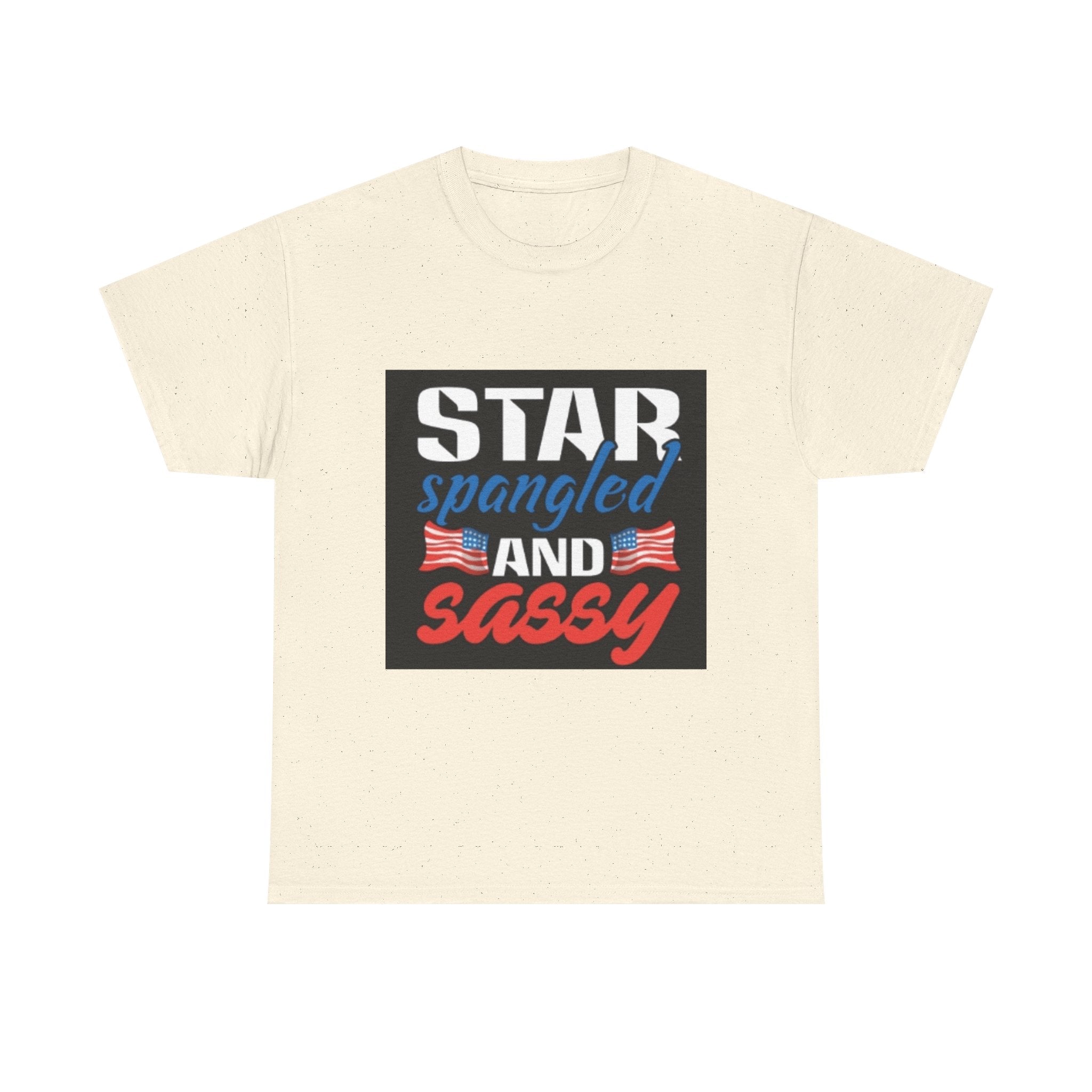 Star Spangled and Sassy Tee — Patriotic 4th of July Shirt with Flags