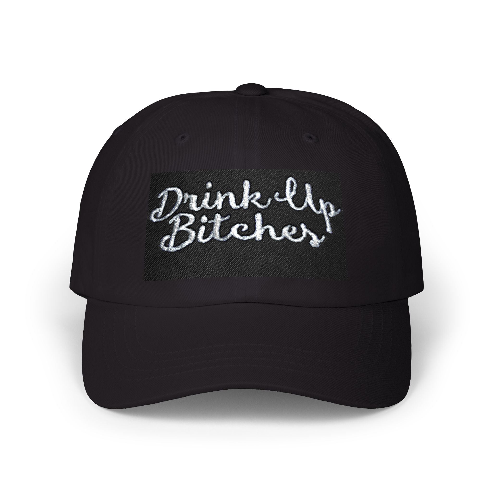 Dad Cap - "Drink Up Bitches" Embroidered Funny Party Hat