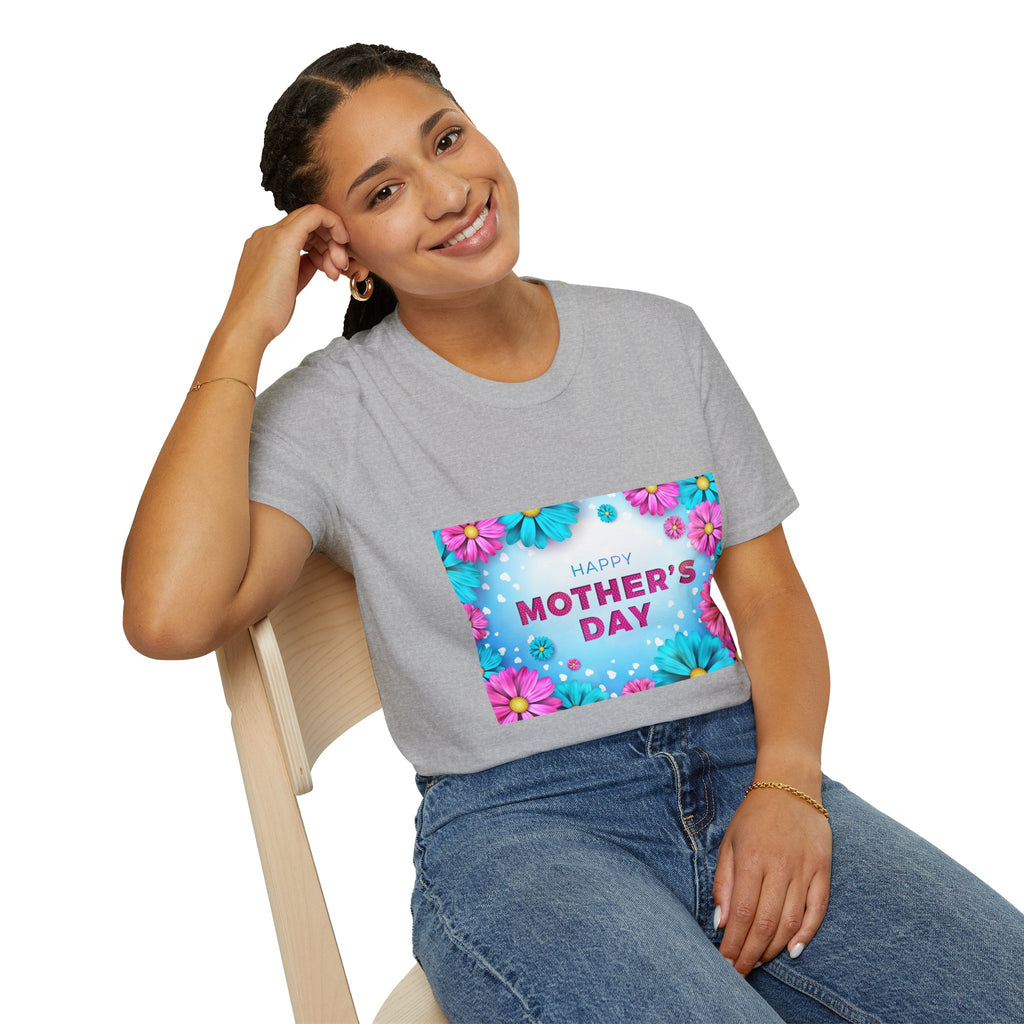 Mother's Day Floral T-Shirt — Happy Mother's Day Celebration Tee