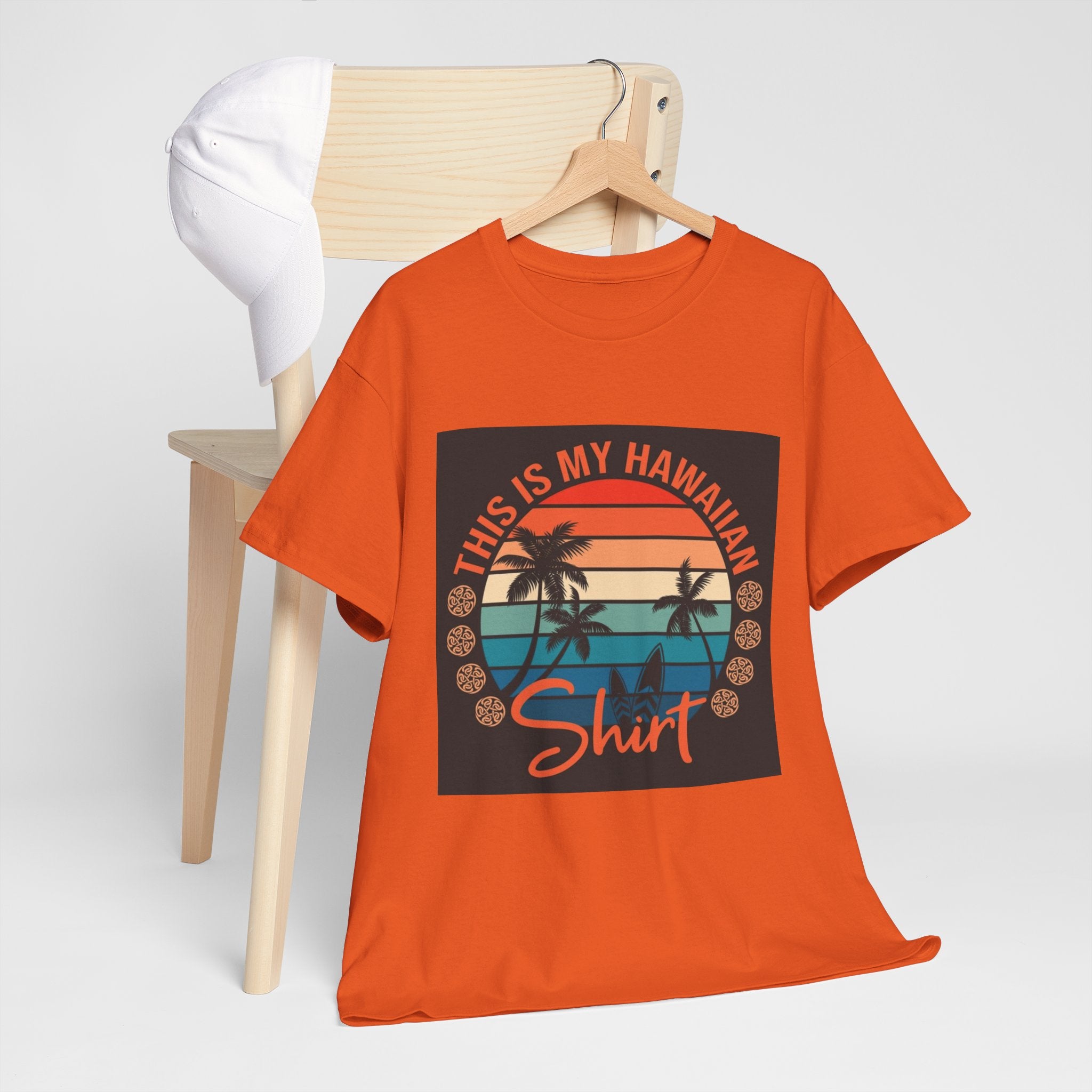 This Is My Hawaiian Shirt Tee — Vintage Sunset Palm Beach T-Shirt