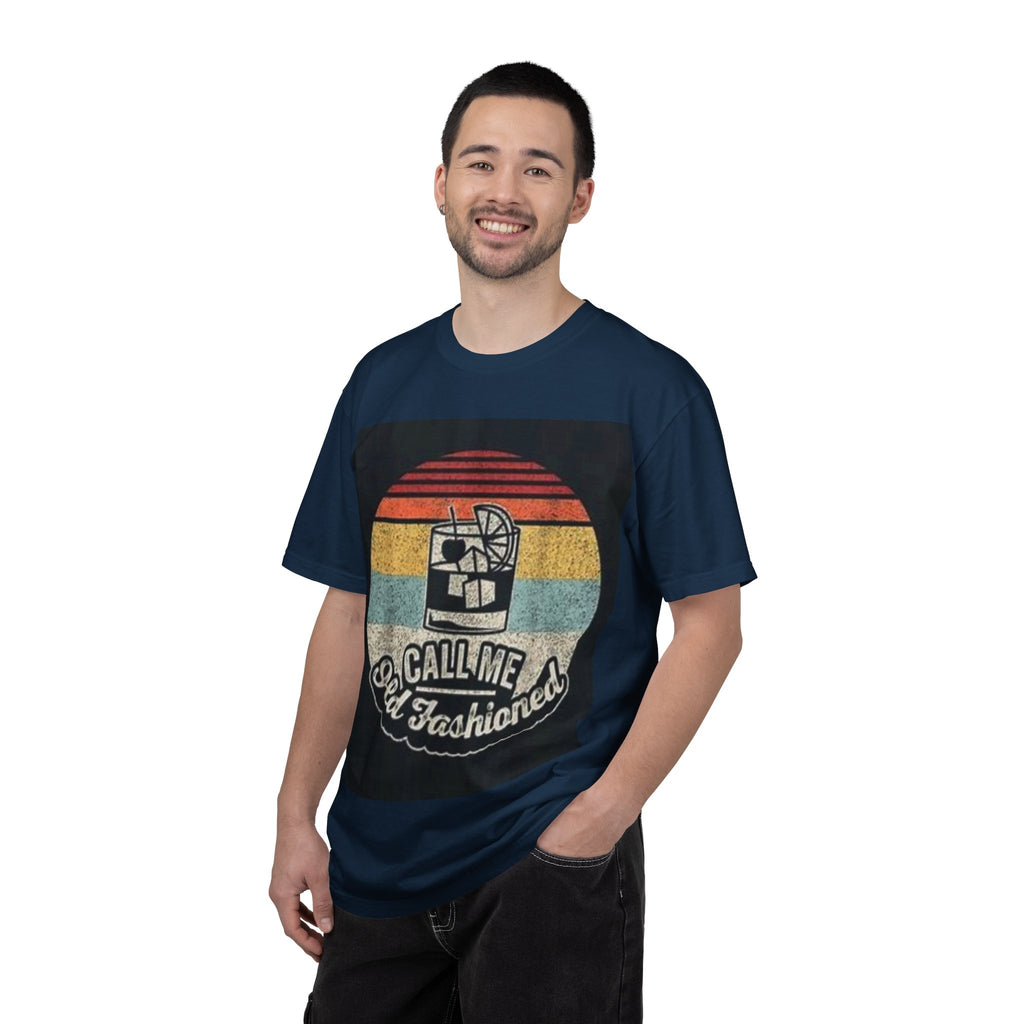 T-Shirt — "Call Me Old Fashioned" Retro Cocktail Graphic Tee