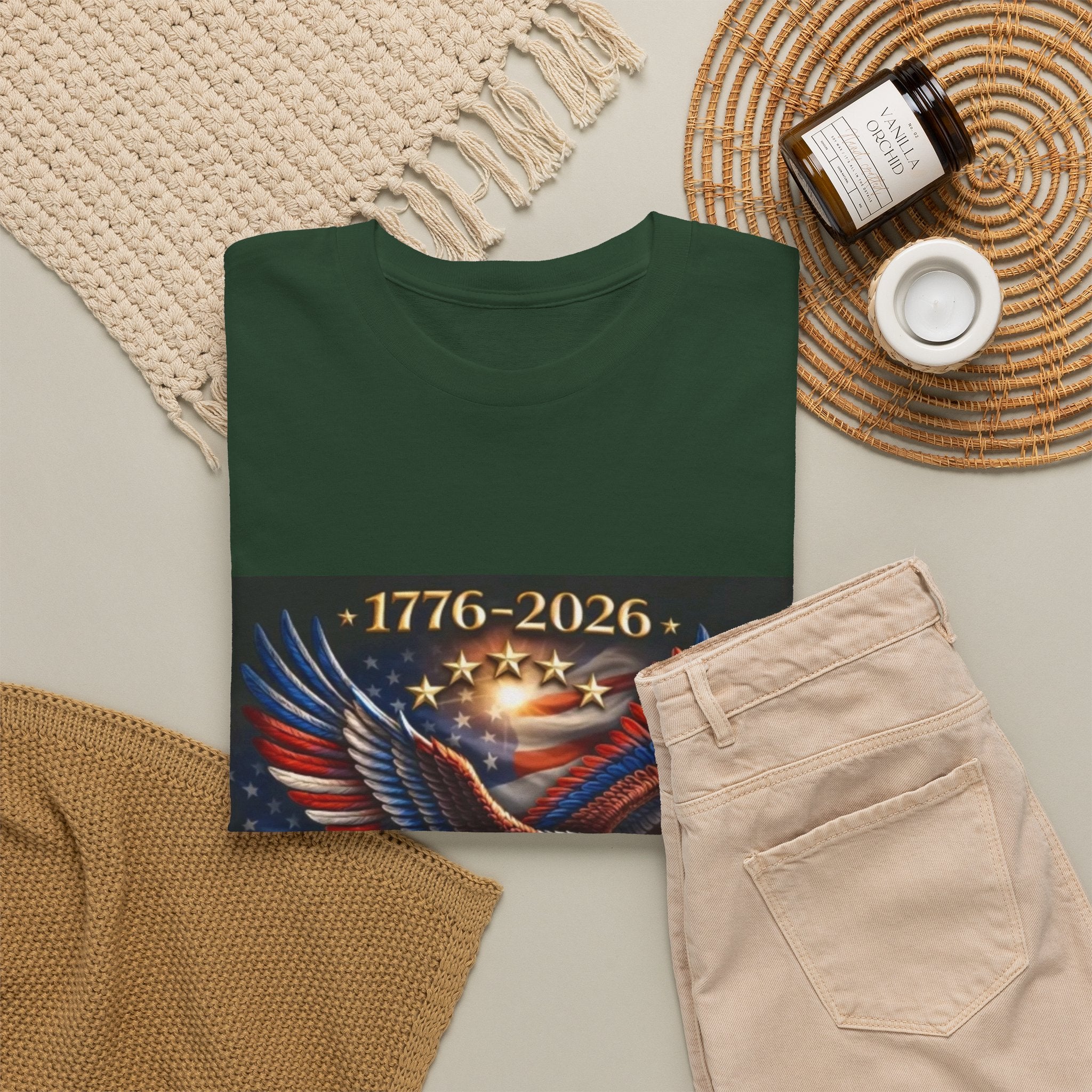 America 250th Anniversary T-Shirt — 1776–2026 Patriotic Eagle Tee