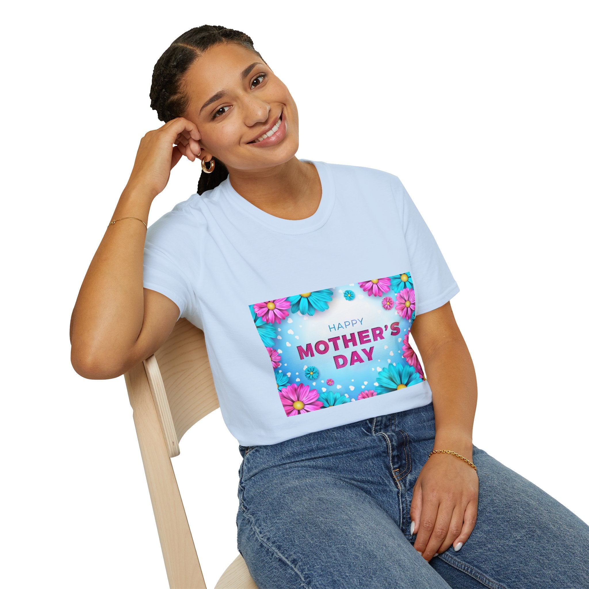 Mother's Day Floral T-Shirt — Happy Mother's Day Celebration Tee