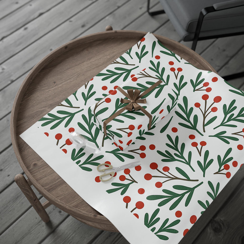 QR Code Minimalist Wrapping Paper Roll