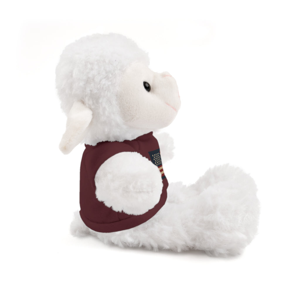 American Flag Teddy Bear with Tee — Patriotic Plush Gift