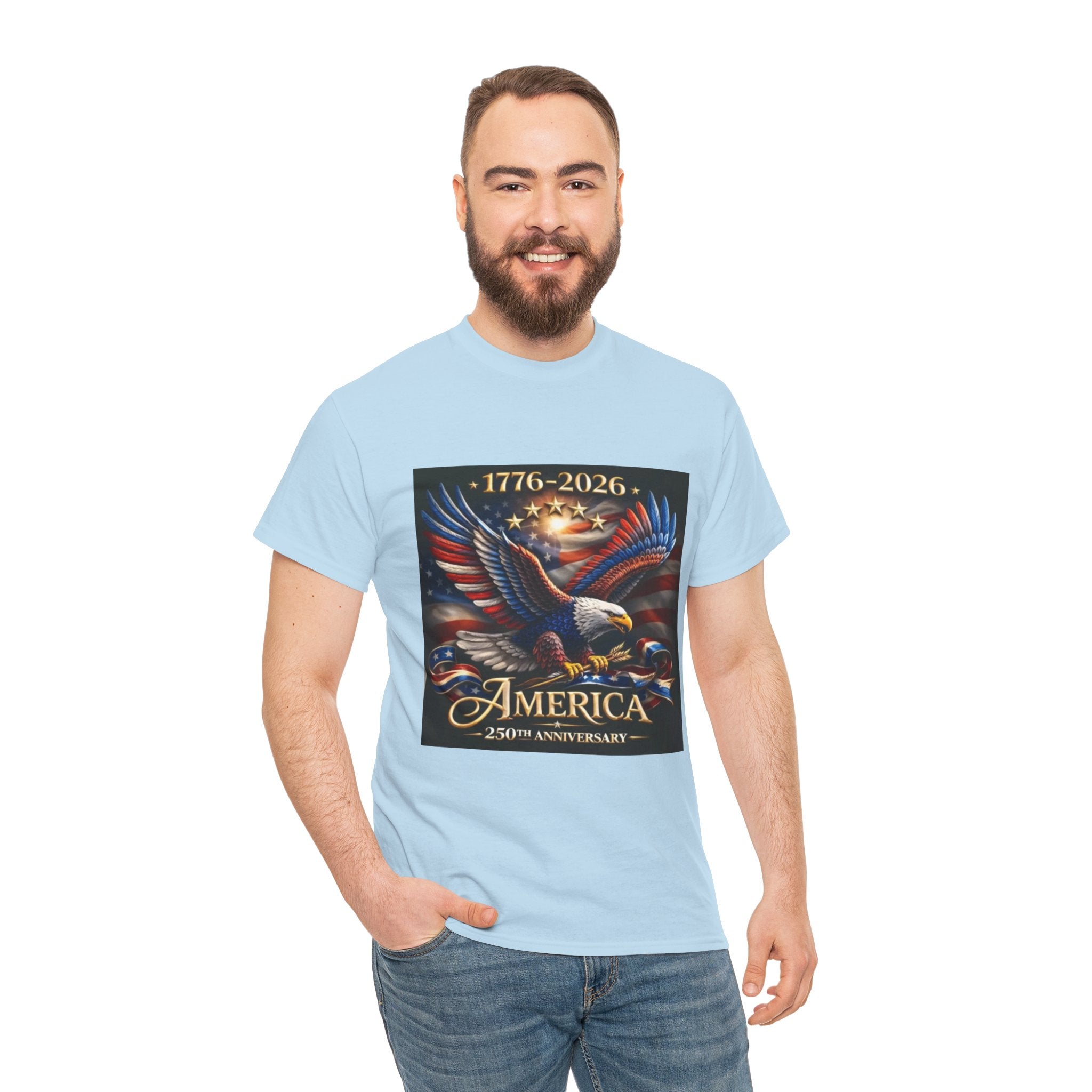 America 250th Anniversary T-Shirt — 1776–2026 Patriotic Eagle Tee