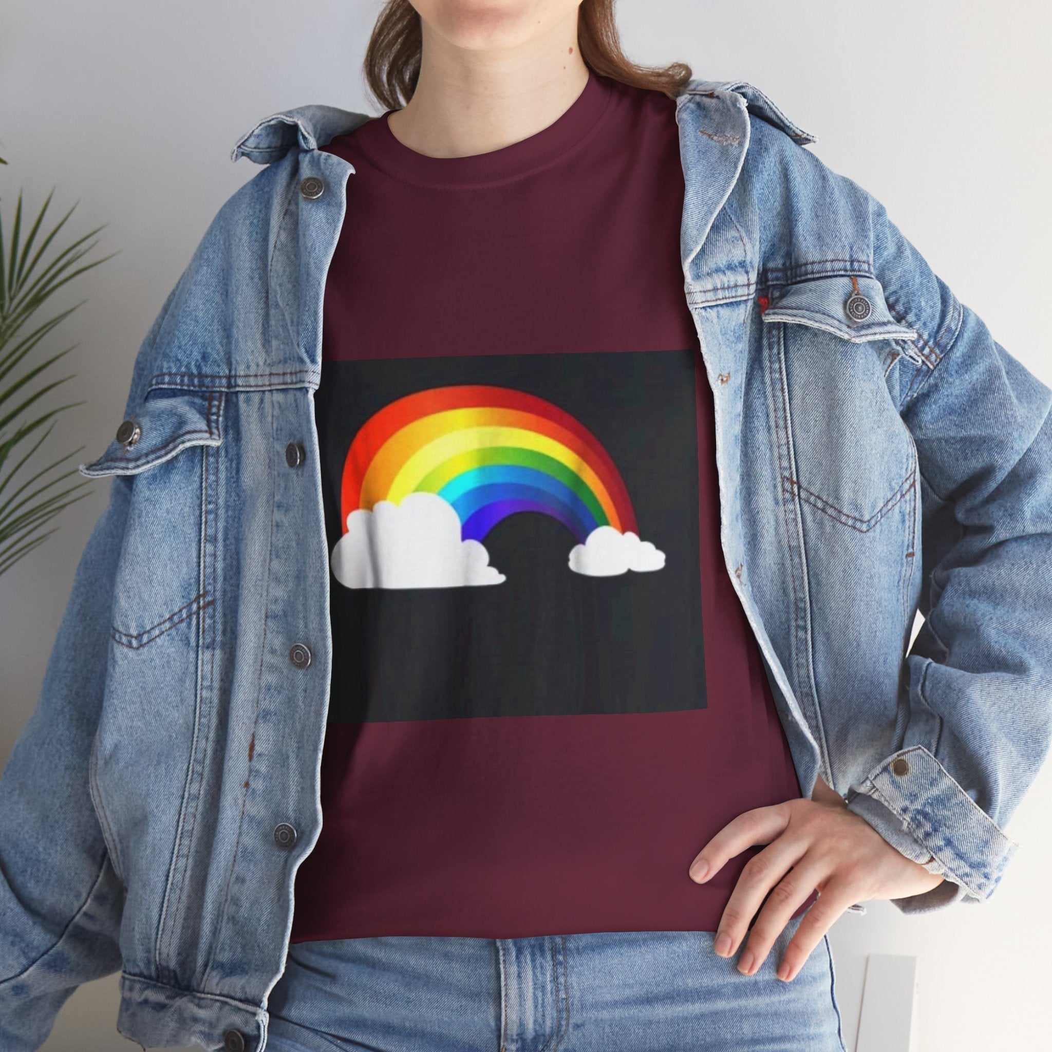 Rainbow Clouds T-Shirt — Bright Pride Graphic Tee