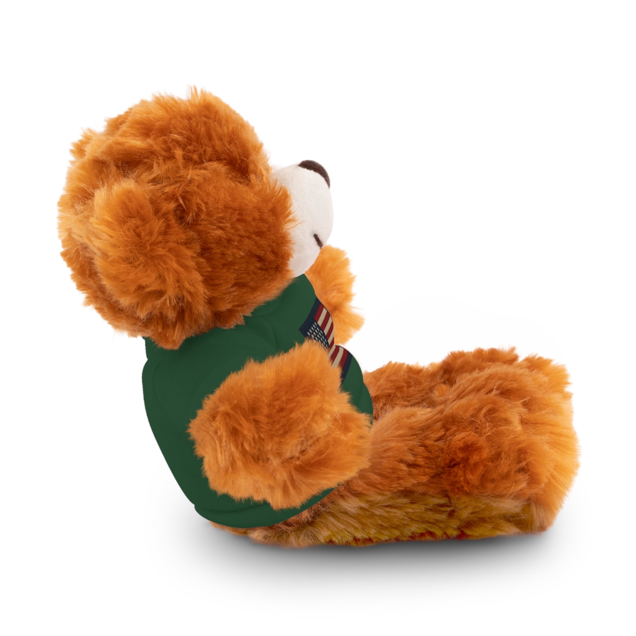 American Flag Teddy Bear with Tee — Patriotic Plush Gift