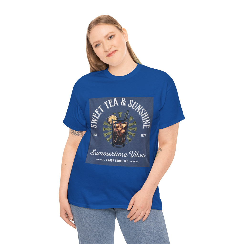 Sweet Tea & Sunshine Tee — Summertime Vibes Iced Tea Graphic T-Shirt