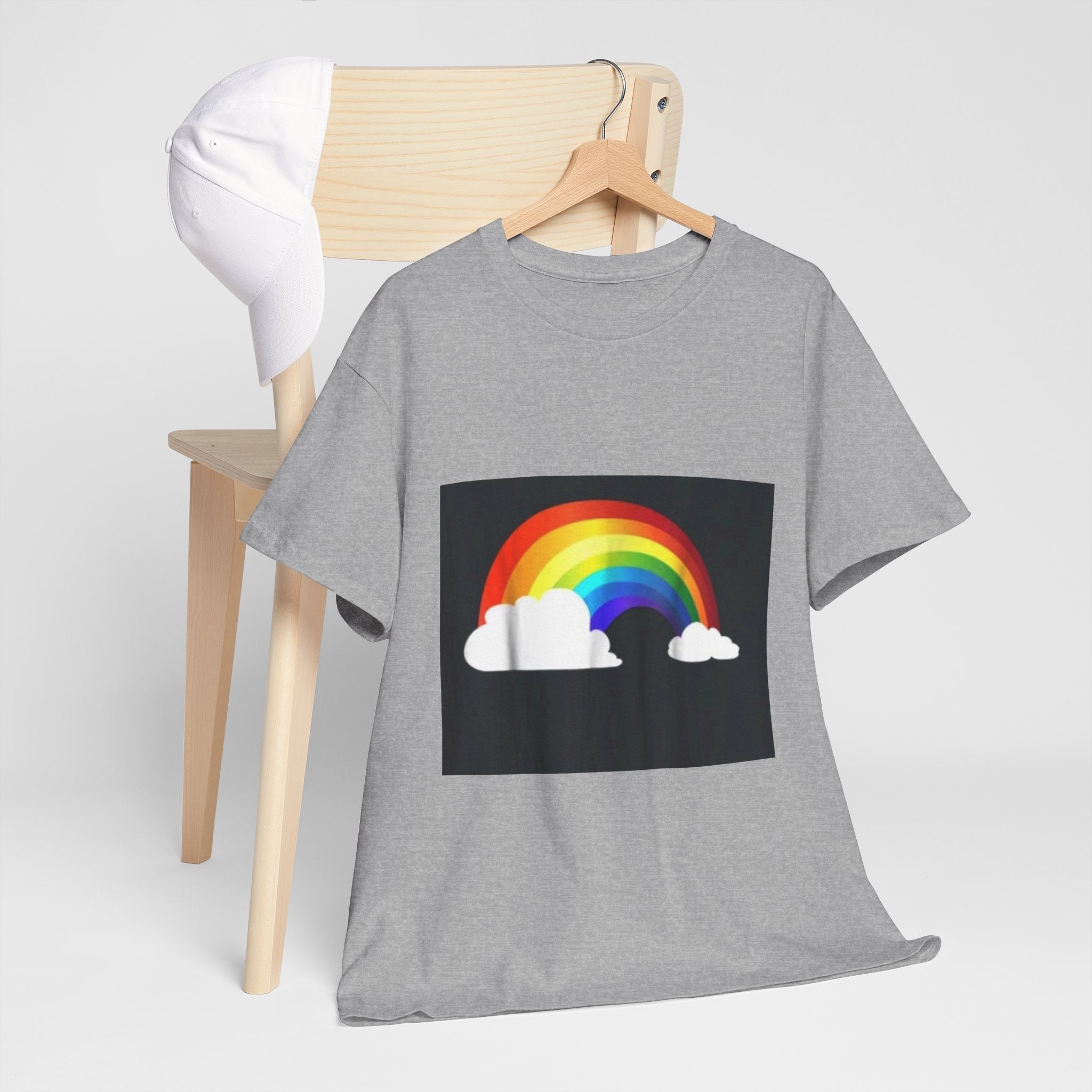 Rainbow Clouds T-Shirt — Bright Pride Graphic Tee