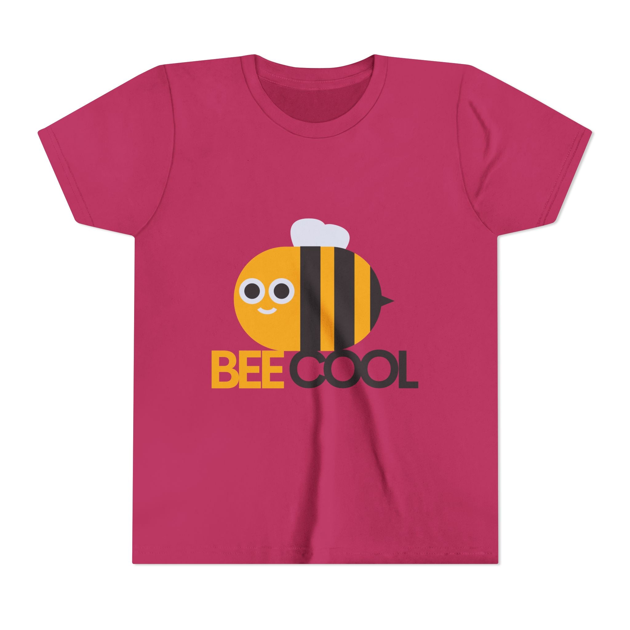 Bee Cool Kids Tee — Cute Bee Graphic Youth Short Sleeve Shirt