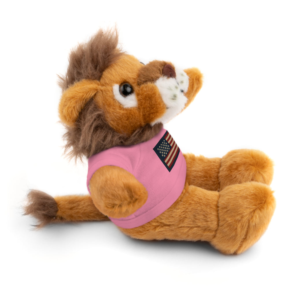 American Flag Teddy Bear with Tee — Patriotic Plush Gift