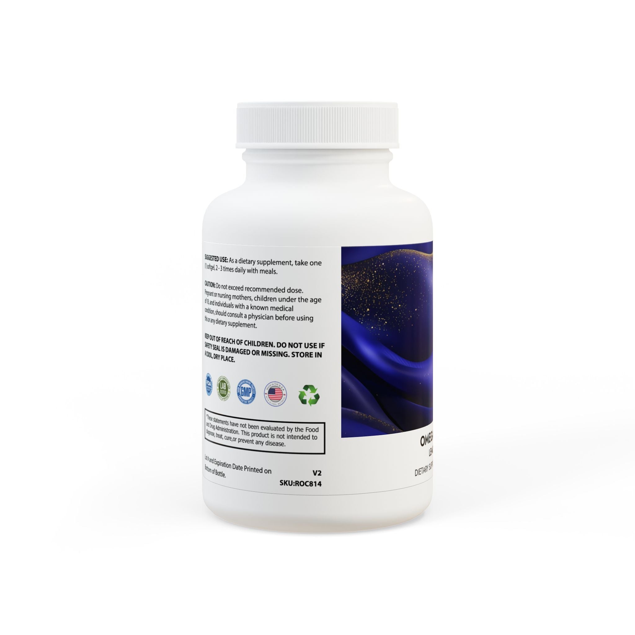 Omega 3 Fish Oil Supplement (60 Softgels)