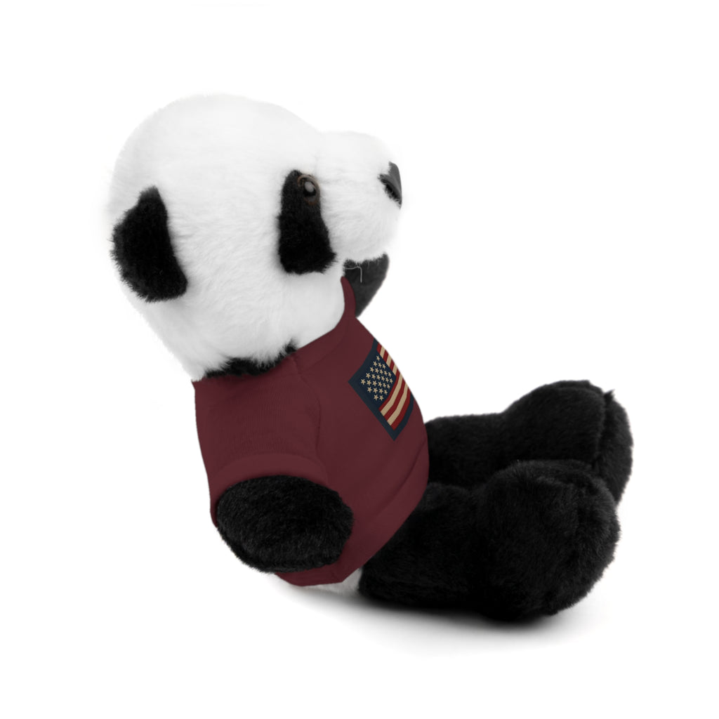 American Flag Teddy Bear with Tee — Patriotic Plush Gift