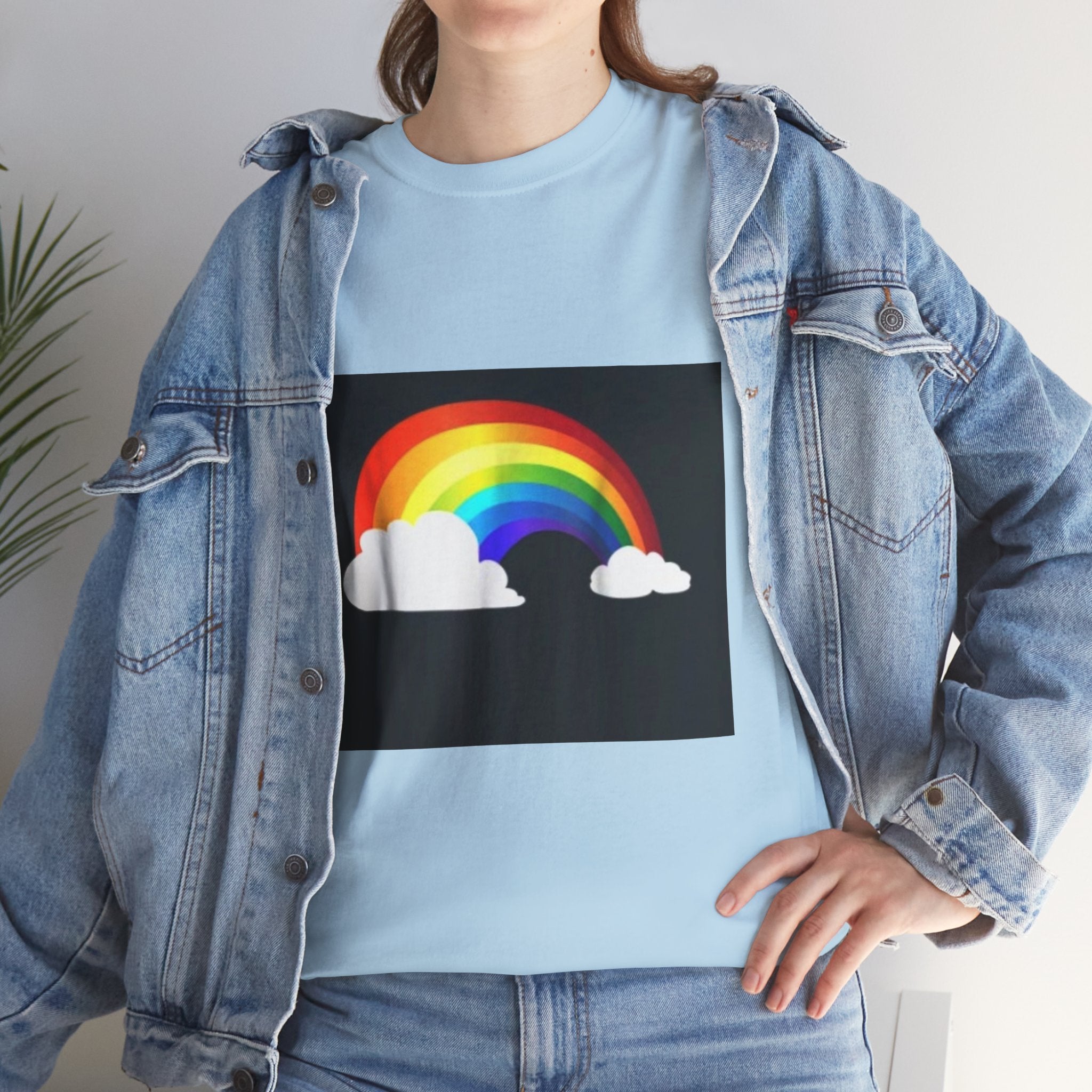 Rainbow Clouds T-Shirt — Bright Pride Graphic Tee