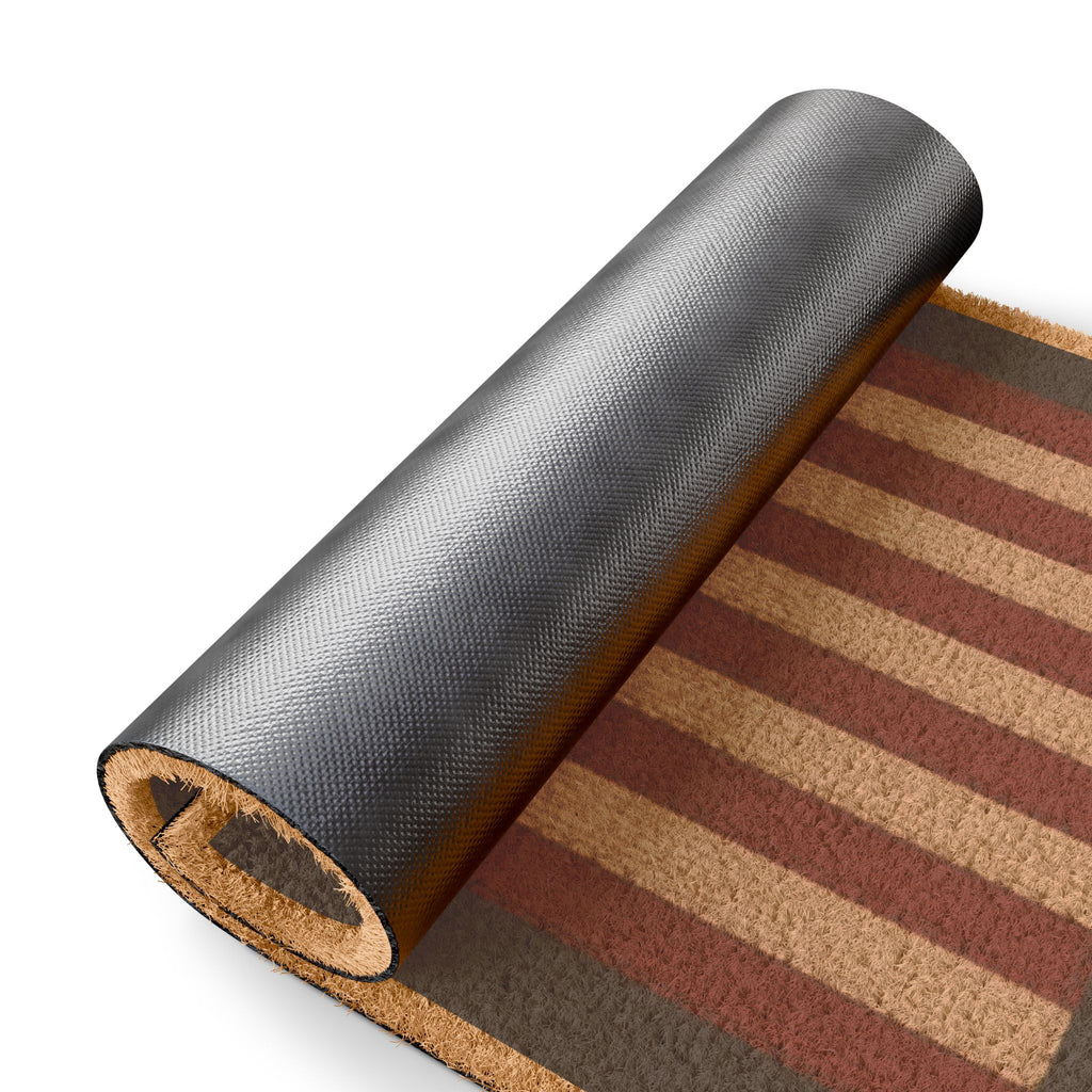 Rustic American Flag Doormat — Patriotic Welcome Rug