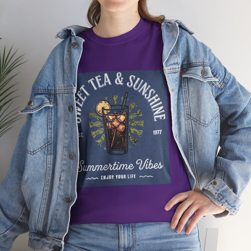 Sweet Tea & Sunshine Tee — Summertime Vibes Iced Tea Graphic T-Shirt