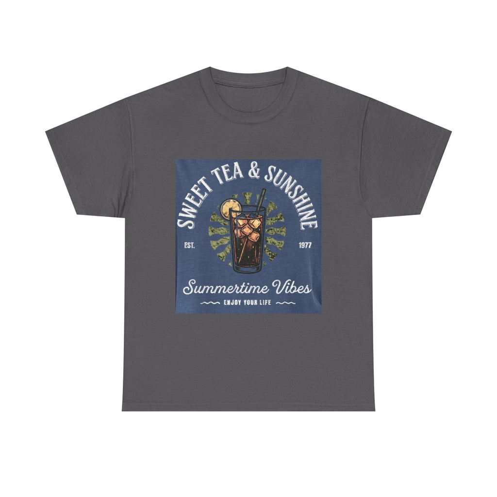 Sweet Tea & Sunshine Tee — Summertime Vibes Iced Tea Graphic T-Shirt