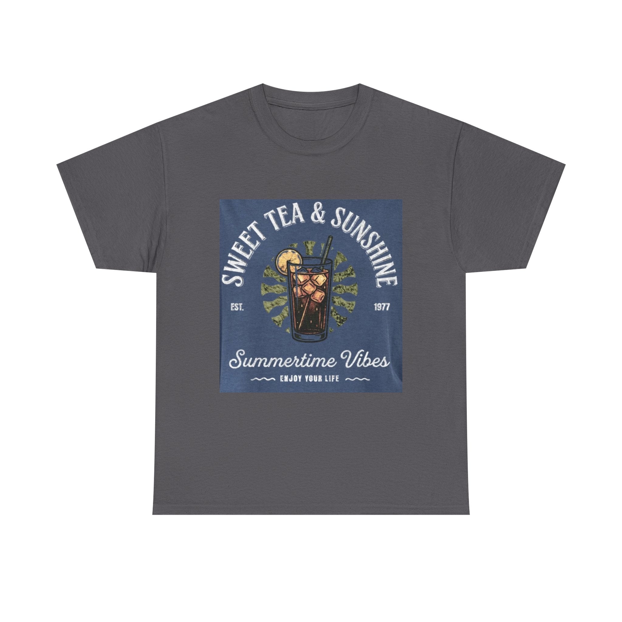Sweet Tea & Sunshine Tee — Summertime Vibes Iced Tea Graphic T-Shirt