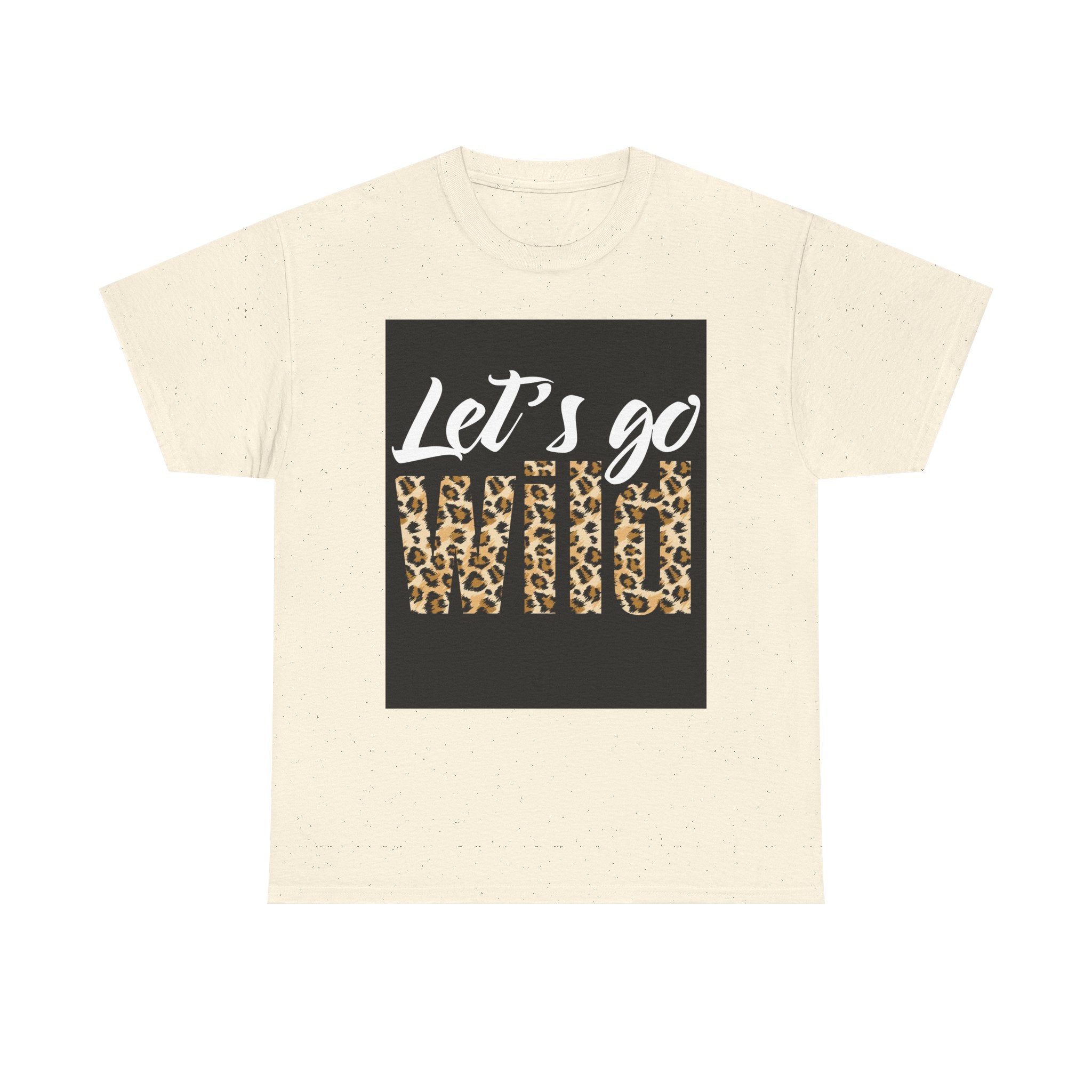 Let's Go Wild Leopard Graphic Tee