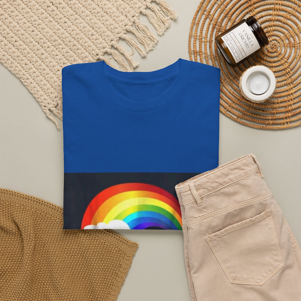 Rainbow Clouds T-Shirt — Bright Pride Graphic Tee