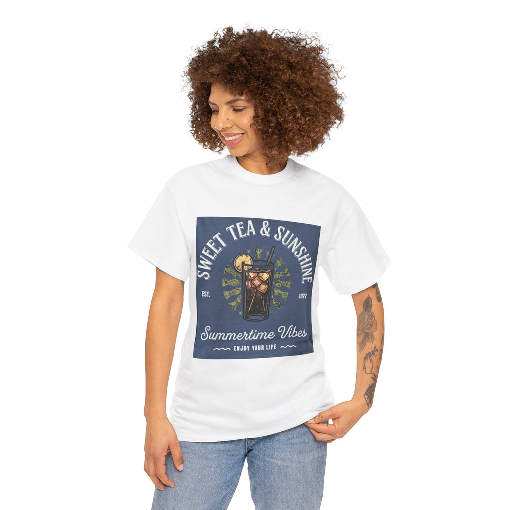Sweet Tea & Sunshine Tee — Summertime Vibes Iced Tea Graphic T-Shirt