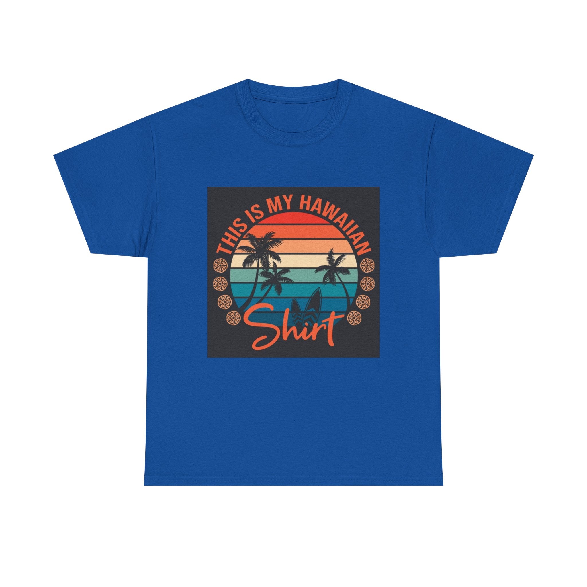 This Is My Hawaiian Shirt Tee — Vintage Sunset Palm Beach T-Shirt