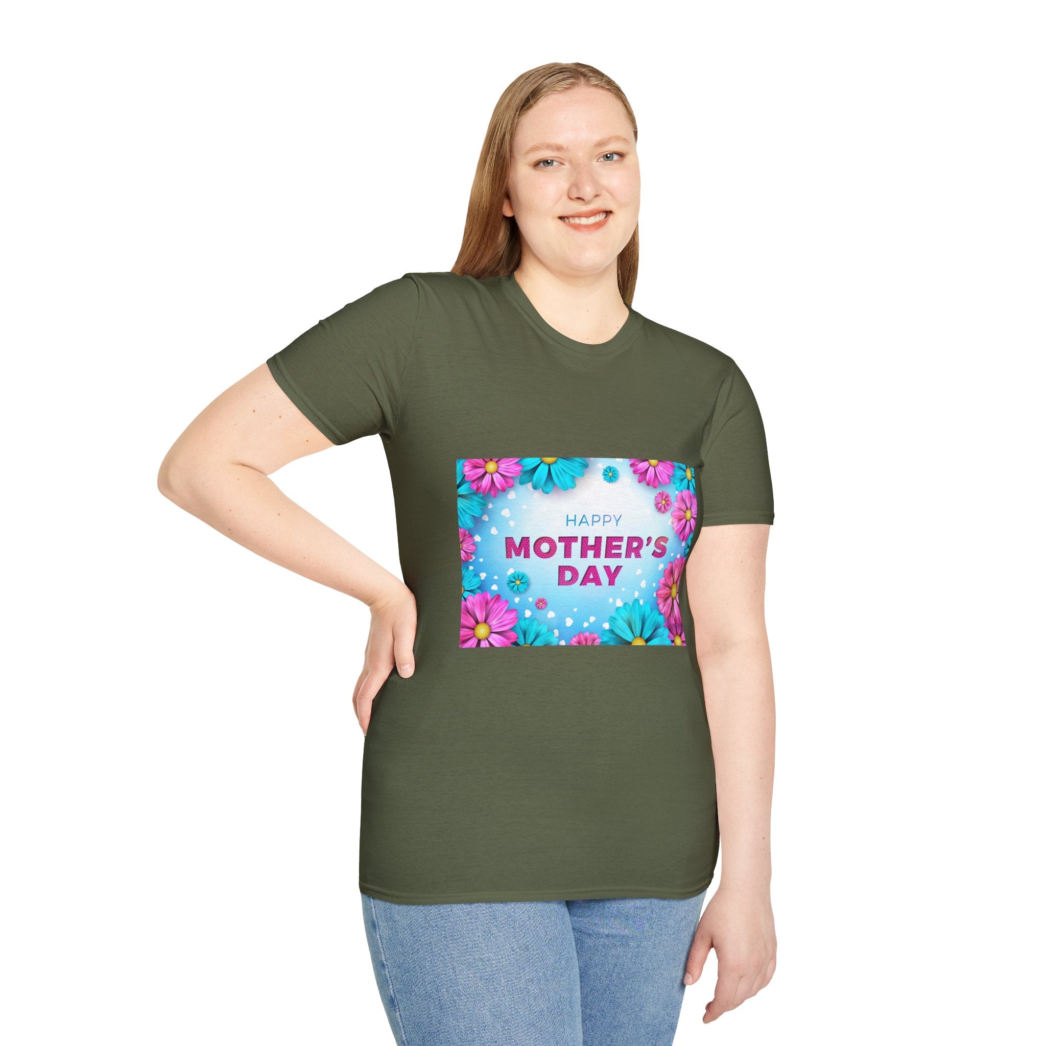 Mother's Day Floral T-Shirt — Happy Mother's Day Celebration Tee