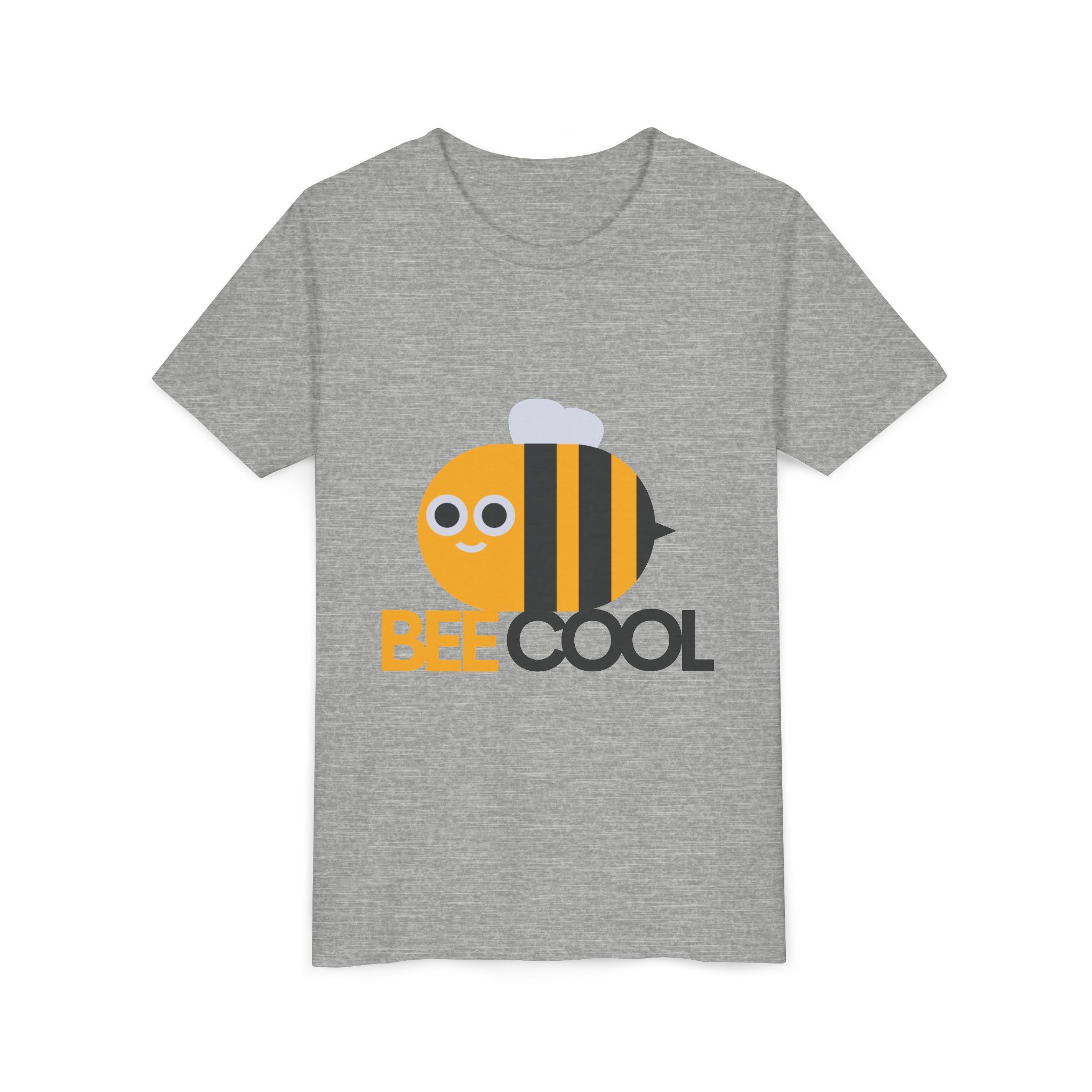 Bee Cool Kids Tee — Cute Bee Graphic Youth Short Sleeve Shirt