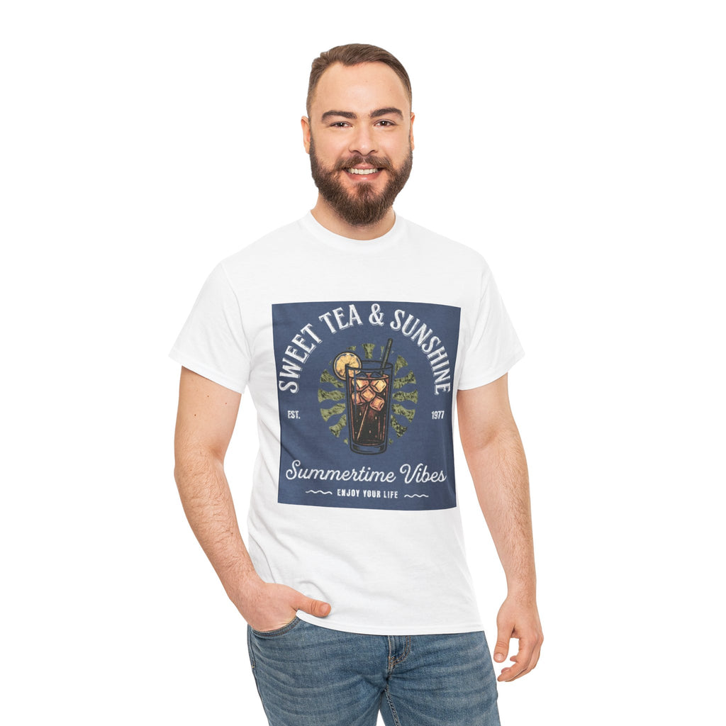 Sweet Tea & Sunshine Tee — Summertime Vibes Iced Tea Graphic T-Shirt