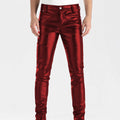 Men's Leather Pants Autumn And Winter New Slim-fit Fashion PU Pants