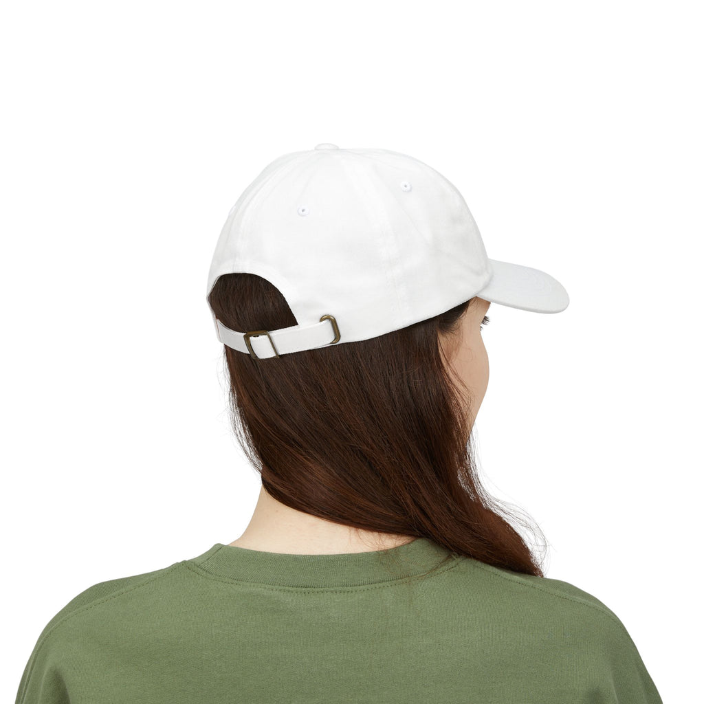 Cat Mom Dad Cap – White Embroidered Cat Mom Baseball Hat