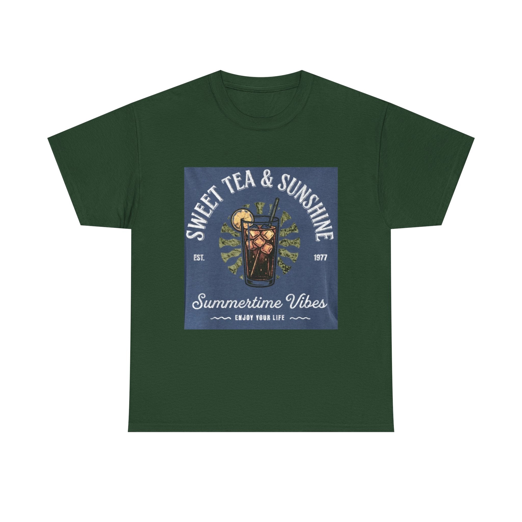 Sweet Tea & Sunshine Tee — Summertime Vibes Iced Tea Graphic T-Shirt
